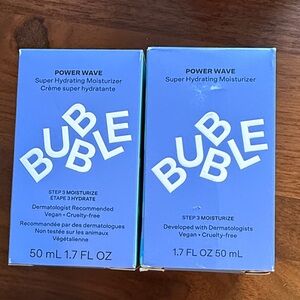 Bubble - 2 x Power Wave Super Hydrating Moisturizer - new!